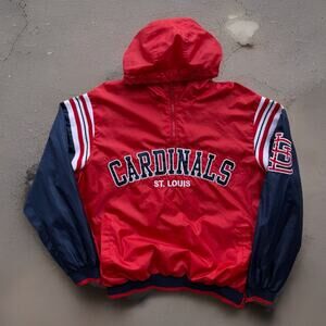 Vintage St Louis Cardinals Jacket L Multicolor 90s Carl Banks MLB Baseball